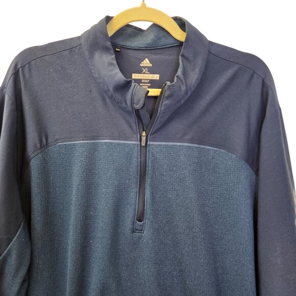 Adidas Golf Quarter Zip Fleece Lined Activewear Jacket Size XL - Picture 4 of 7